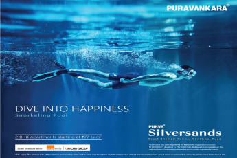 Book 2 BHK @ Rs 77 Lacs at Purva Silver Sands in Mundhwa, Pune